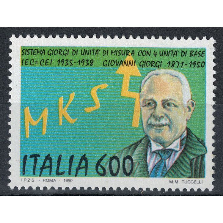 ITALY 1990 MKS Giorgi MNH System**