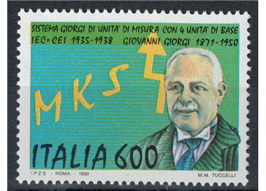ITALY 1990 MKS Giorgi MNH System**