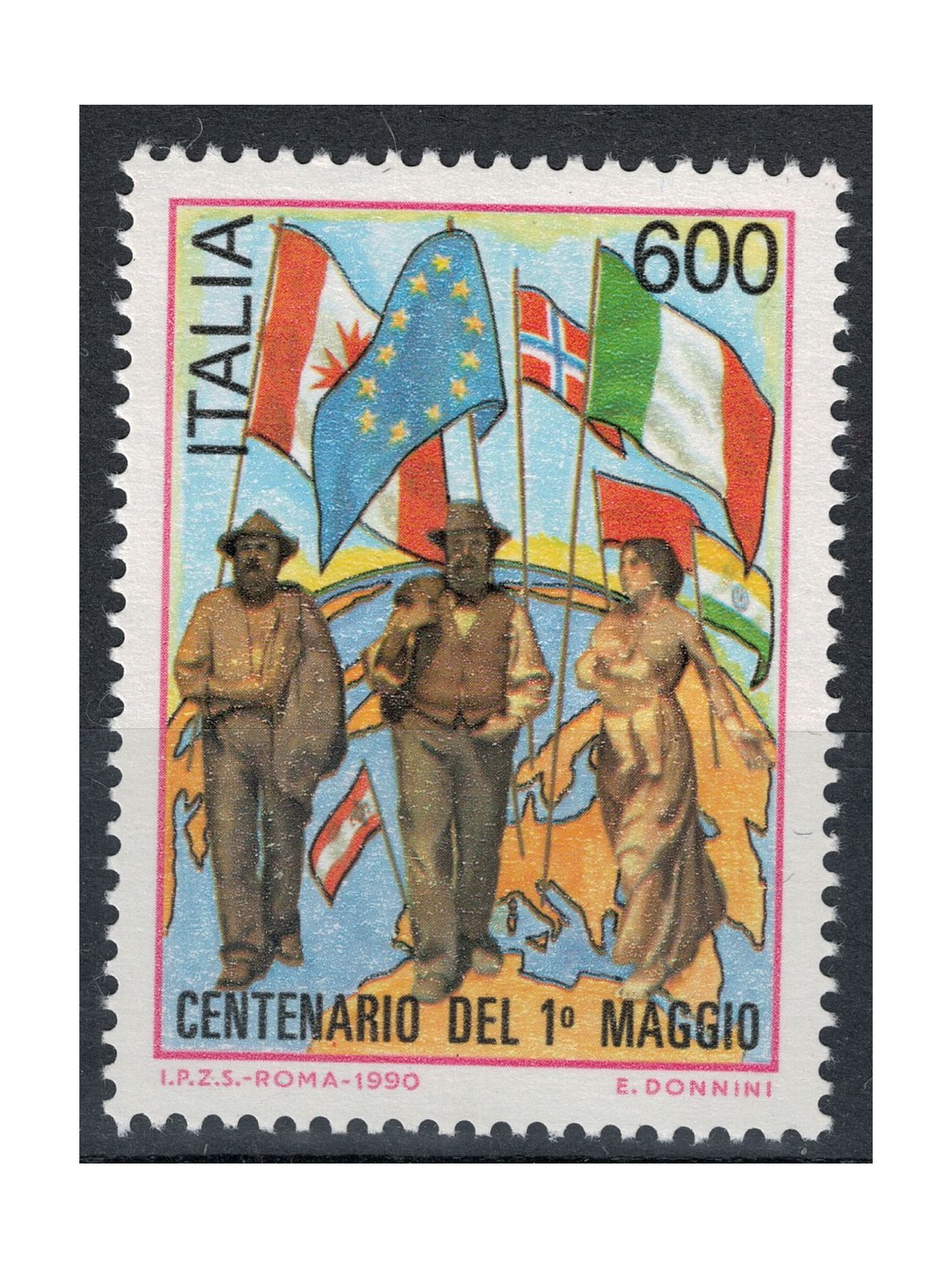 ITALY 1990 Centenary of May 1st MNH**