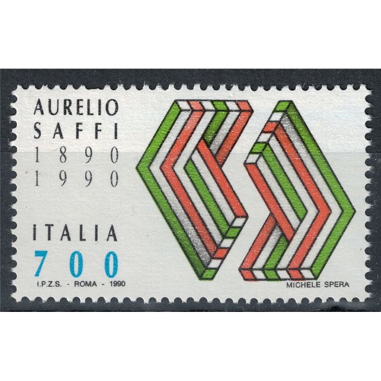 ITALY 1990 Aurelio Saffi MNH**