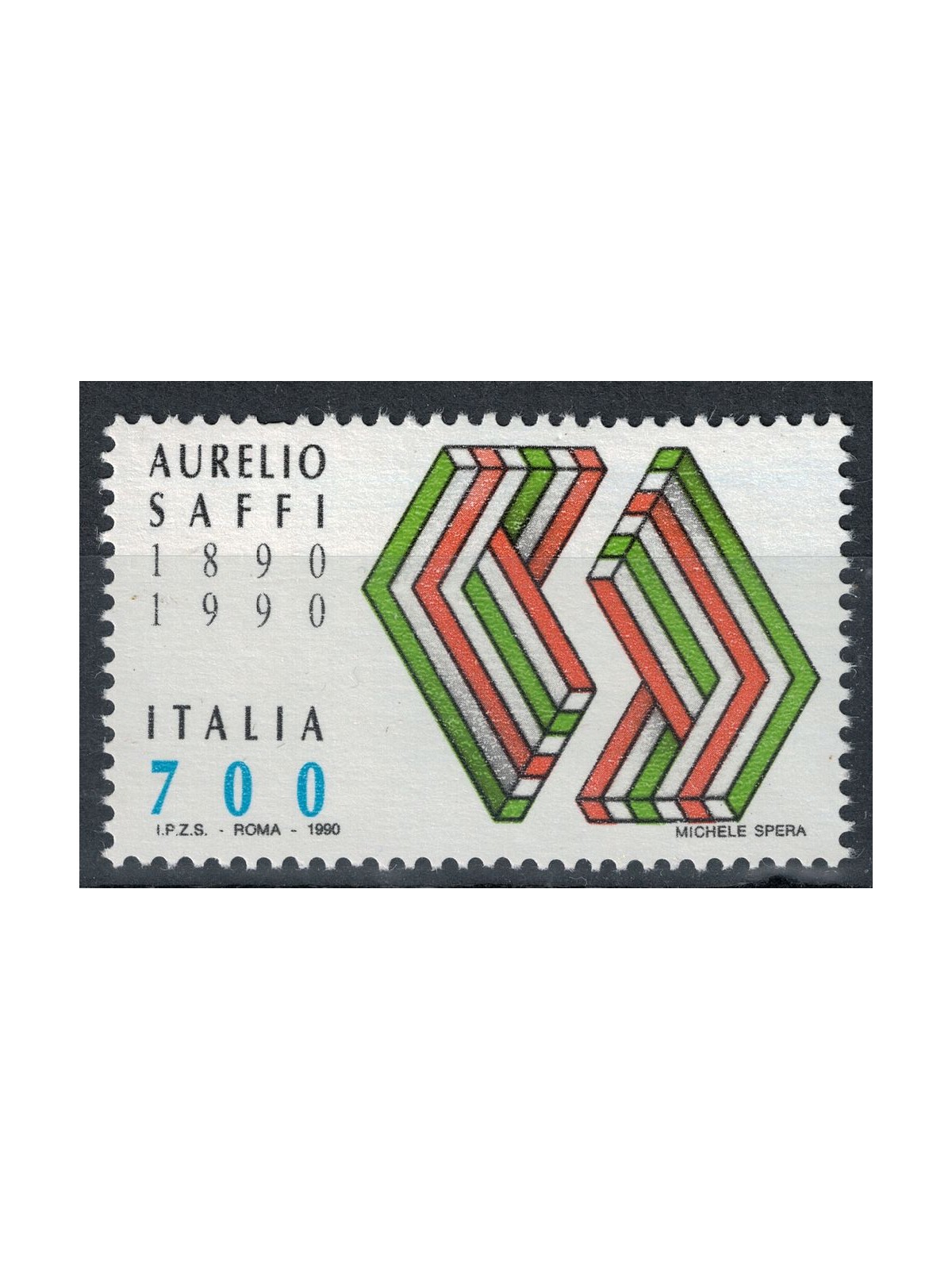 ITALIA 1990 Aurelio Saffi MNH**