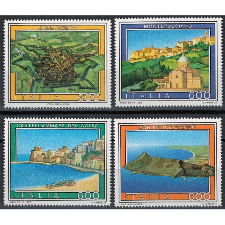 ITALY 1990 Tourism 4v MNH**