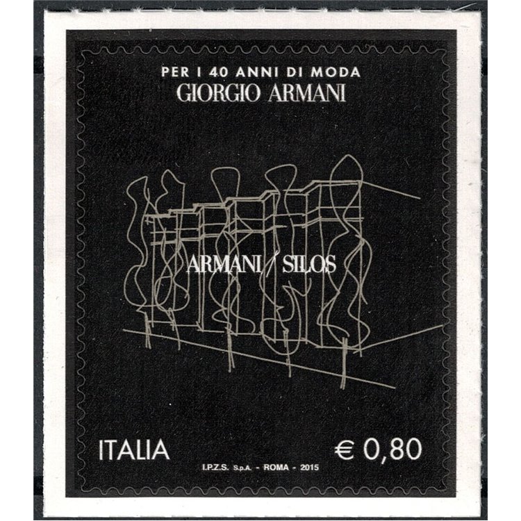ITALY 2015 Giorgio Armani MNH**