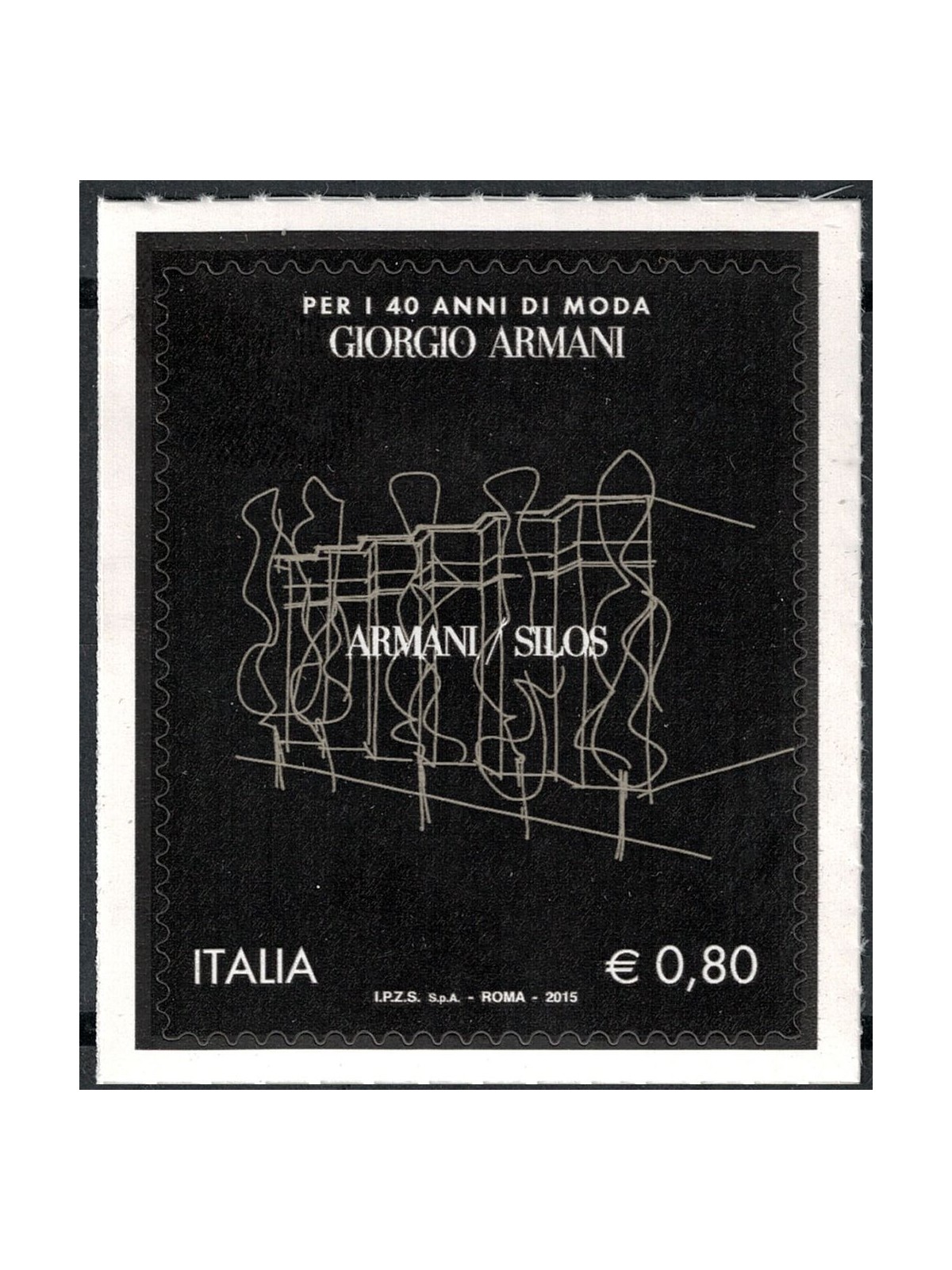 ITALIA 2015 Giorgio Armani MNH**