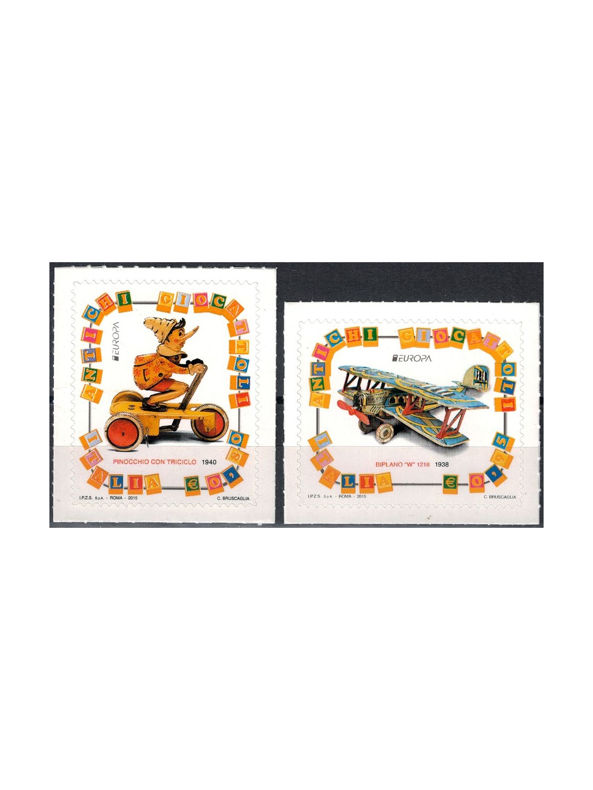 ITALY 2015 Europe 2v MNH**