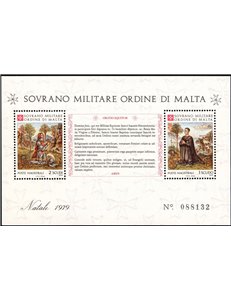 SMOM 1979 Natale BF MNH**