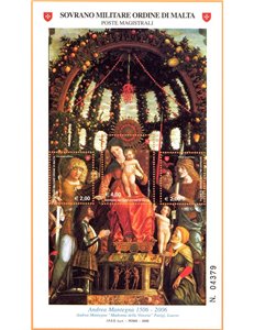 SMOM 2006 Andrea Mantegna BF MNH**