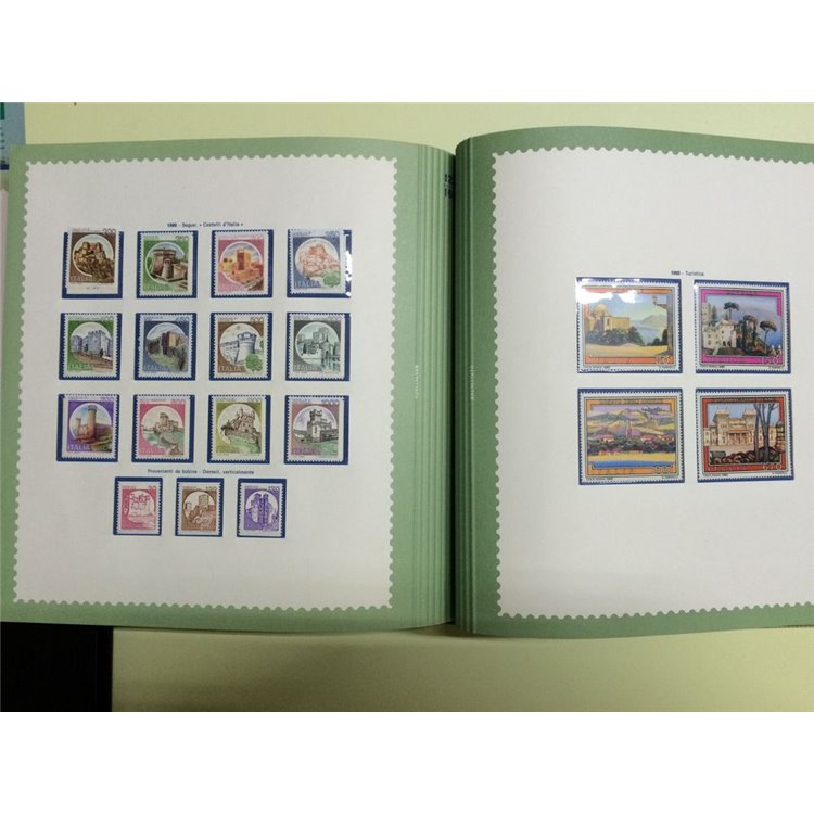 ITALIA 1971-1980 Collezione Completa su album e fogli Claxital