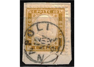 ITALY KINGDOM 1862 10c bistro us