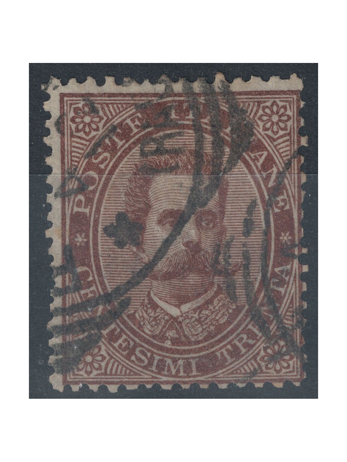 ITALY KINGDOM 1879 Umberto I 30c brown us ©