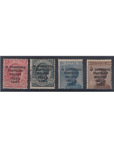 ITALIA REGNO 1922 Congresso filatelico italiano 4v MNH** ©