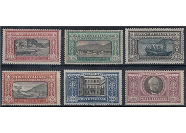 ITALY KINGDOM 1923 Alessandro Manzoni 6v MNH** ©
