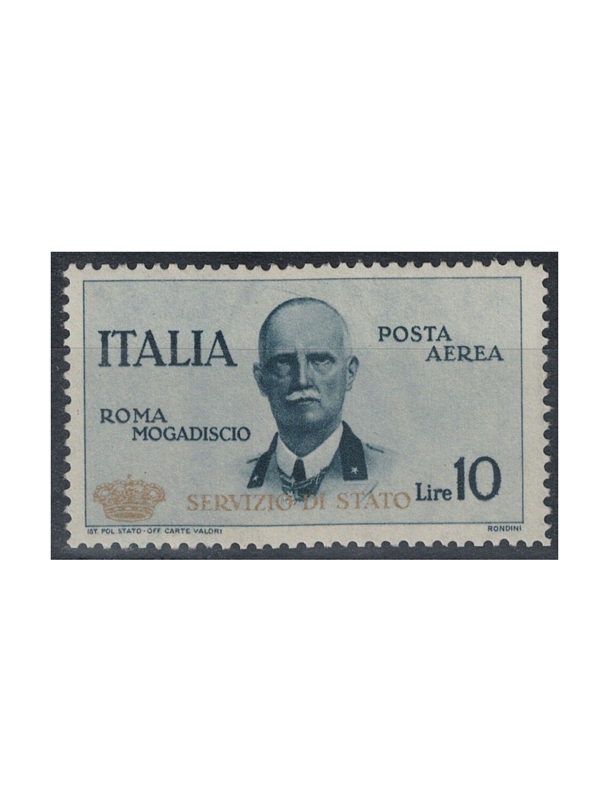 ITALY KINGDOM 1934 State Service, crown MNH** ©