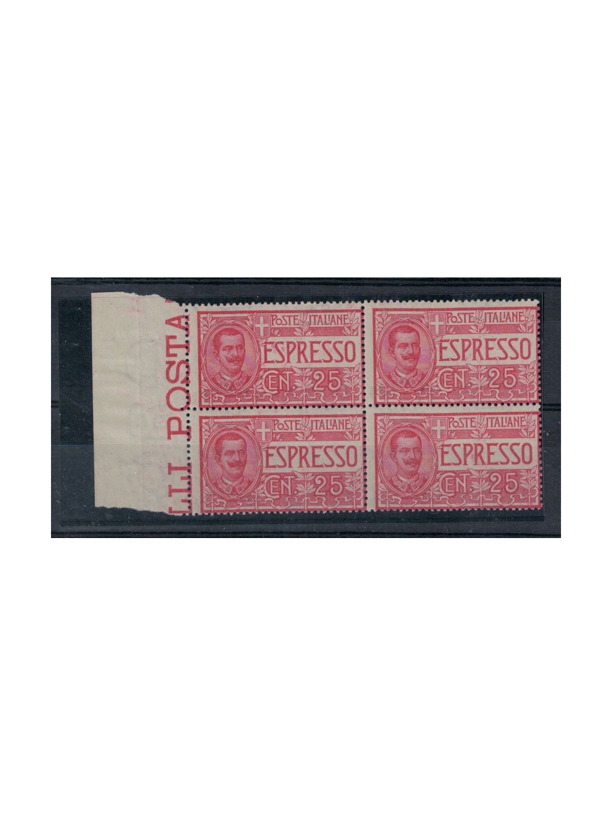ITALY KINGDOM 1903 Express (in block of four) MNH** ©