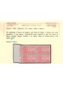ITALIA REGNO 1903 Espresso (in quartina) MNH** ©