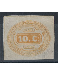 ITALY KINGDOM 1863 Postage Due 10c yellow MNH** ©
