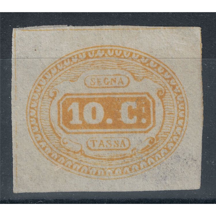ITALY KINGDOM 1863 Postage Due 10c yellow MNH** ©