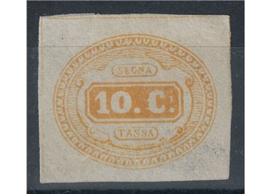 ITALY KINGDOM 1863 Postage Due 10c yellow MNH** ©