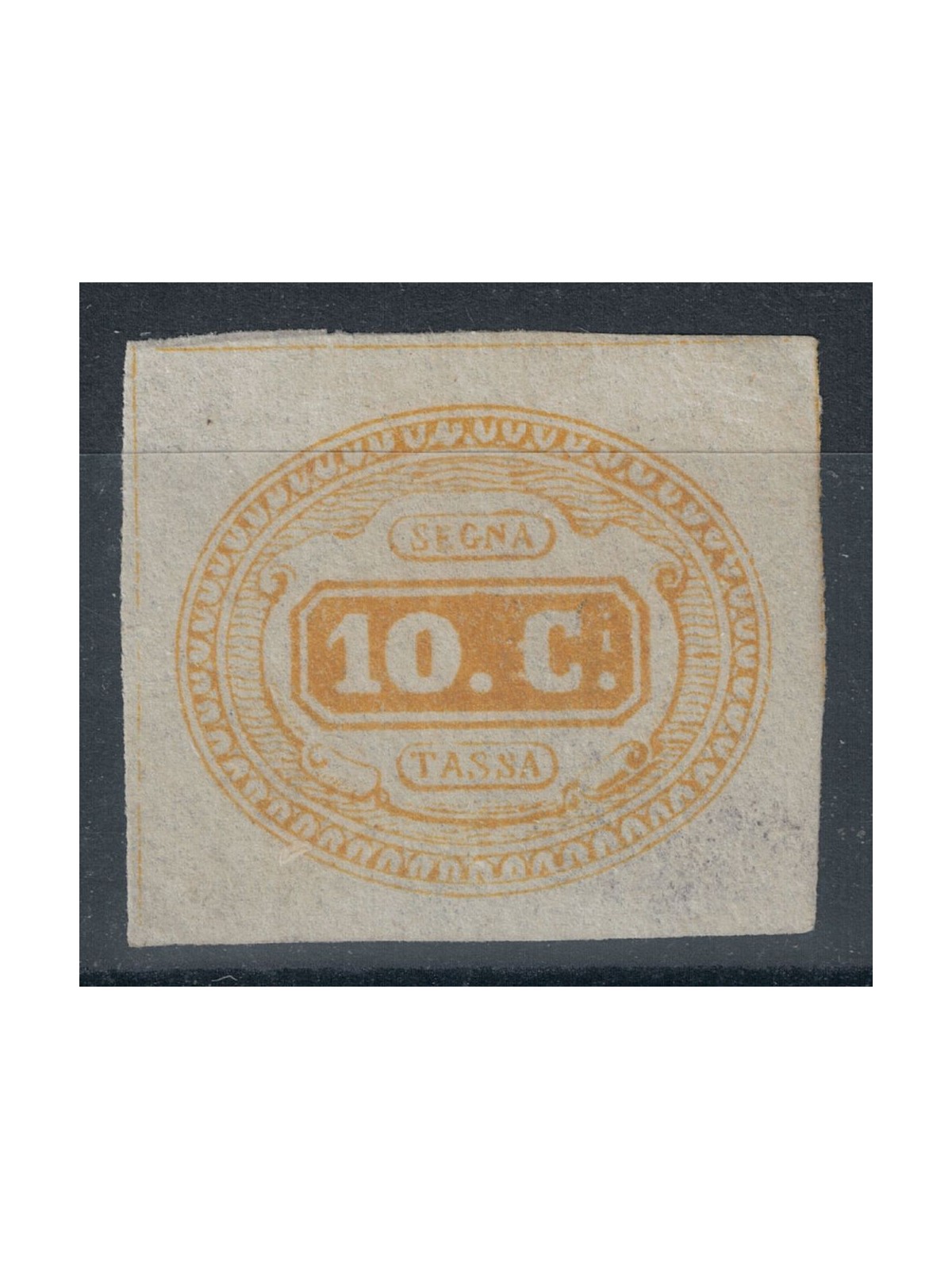 ITALY KINGDOM 1863 Postage Due 10c yellow MNH** ©
