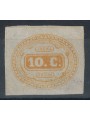 ITALY KINGDOM 1863 Postage Due 10c yellow MNH** ©