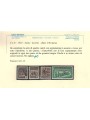 AOSTA 1944 Monumenti distrutti sovrast. su 3 righe 4v MNH** ©