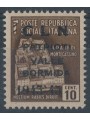 VALLE BORMIDA 1945 10c bruno non emesso MNH** ©