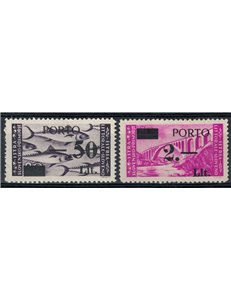 ISTRIA - SLOVENIAN COAST 1946 Postage due various characters 2v MNH**