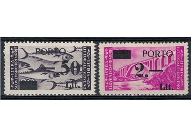 ISTRIA - SLOVENIAN COAST 1946 Postage due various characters 2v MNH**