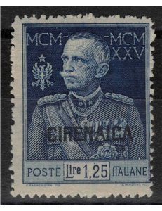 CIRENAICA 1925-26 Giubileo del Re dent. 13½ MNH** ©