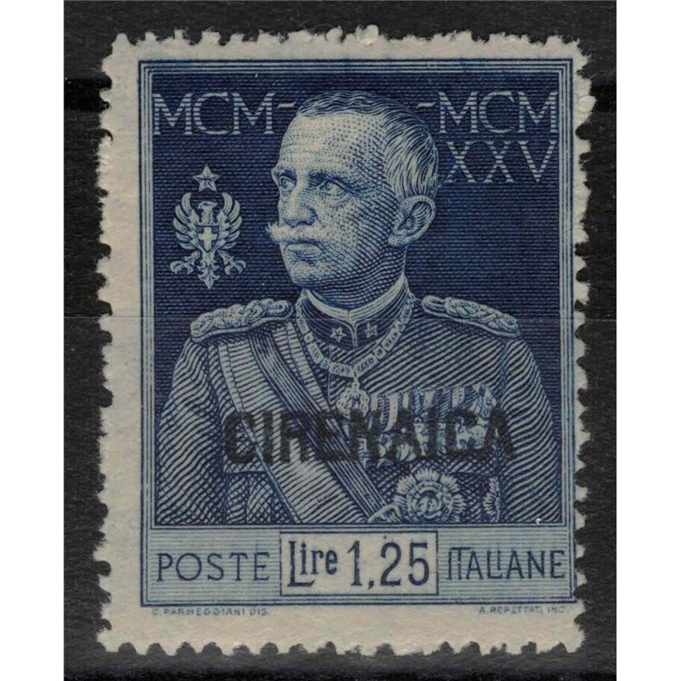 CIRENAICA 1925-26 Giubileo del Re dent. 13½ MNH** ©