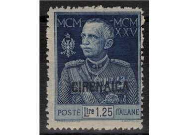 CIRENAICA 1925-26 Giubileo del Re dent. 13½ MNH** ©