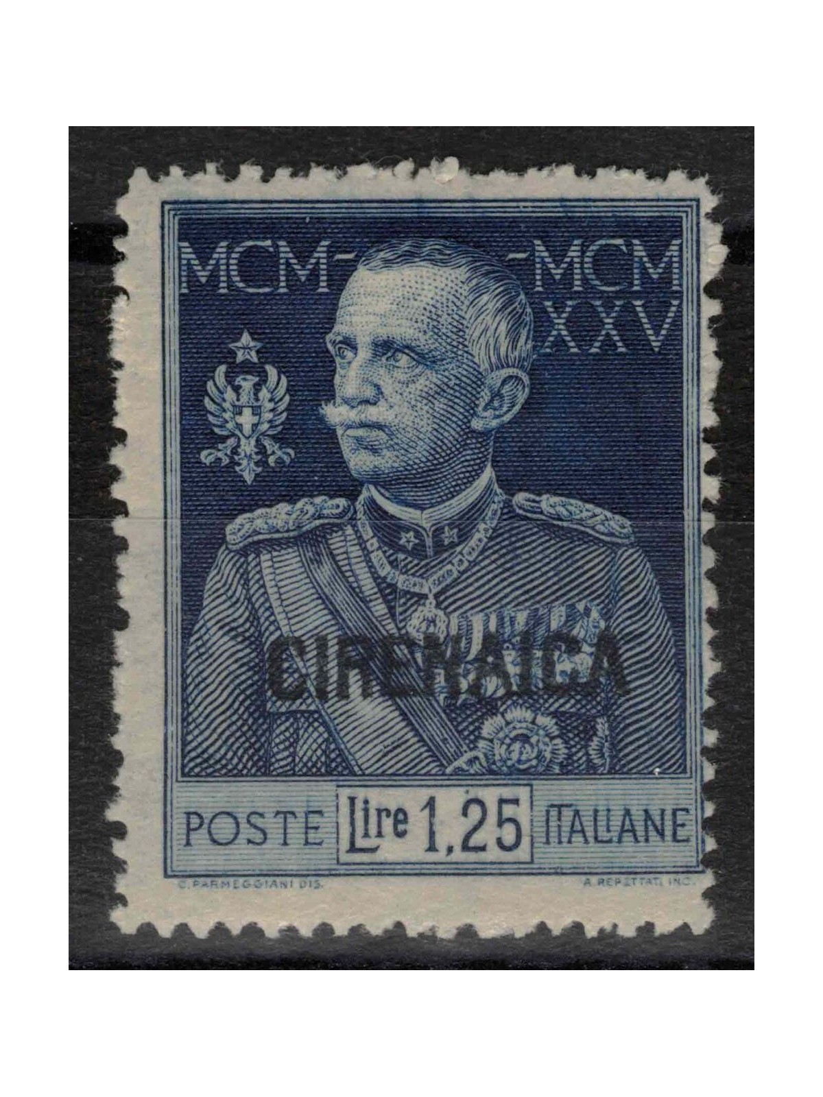 CYRENAICA 1925-26 Jubilee of the King perf. 13½ MNH** ©