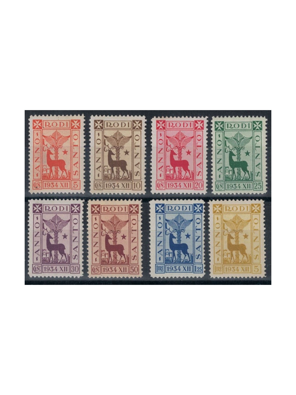 AEGEAN 1935 Holy Year 8v MNH** ©