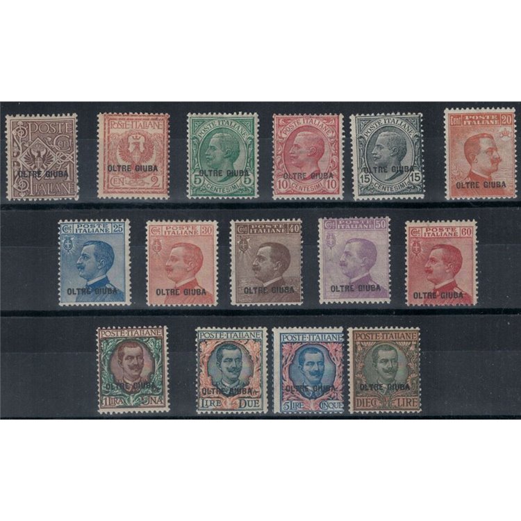 OLTRE GIUBA 1925 Serie ordinaria 15v MNH** ©