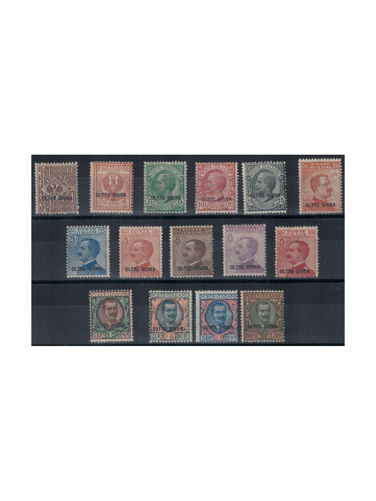 BEYOND GIUBA 1925 Ordinary set 15v MNH** ©