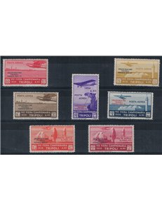 TRIPOLITANIA 1934 Oasis circuit (airmail) 7v MNH** ©