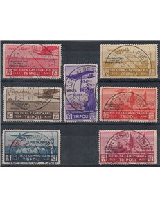 TRIPOLITANIA 1934 Oasis Circuit (airmail) 7v us ©