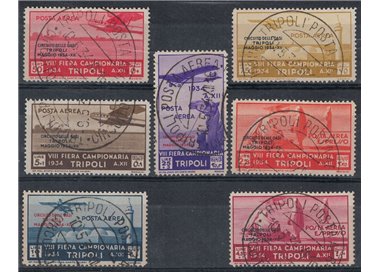 TRIPOLITANIA 1934 Oasis Circuit (airmail) 7v us ©