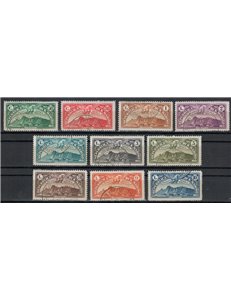 SAN MARINO 1931 Vedute (posta aerea) 10v us ©