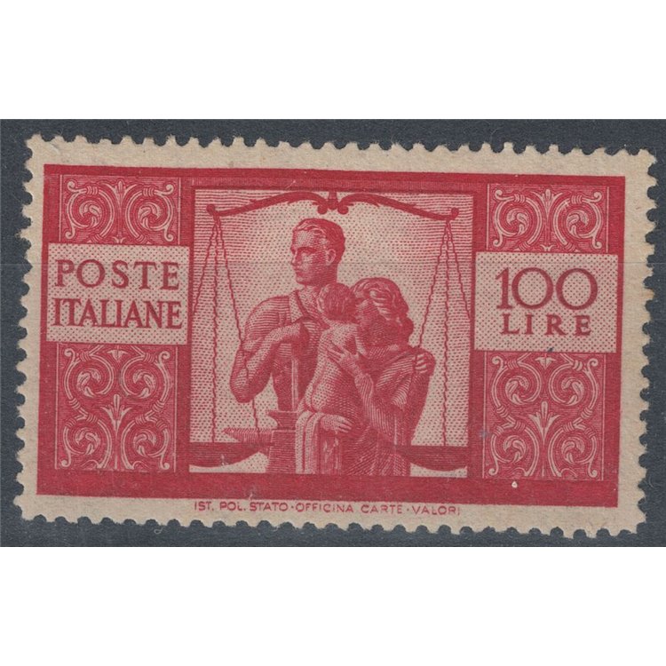 ITALIA 1945-46 £100 Democratica MNH** ©
