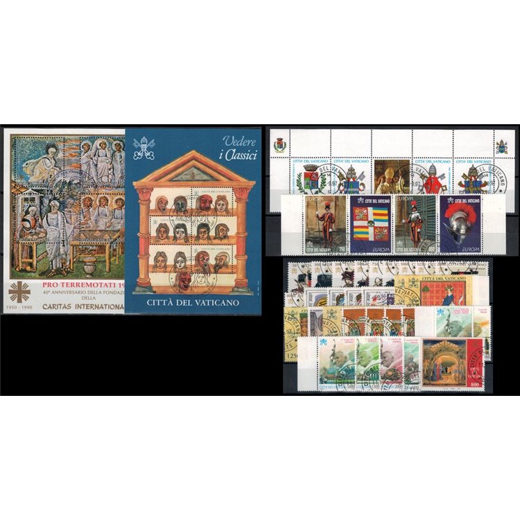 VATICAN 1997 Complete Year 34v + 2 s/s us