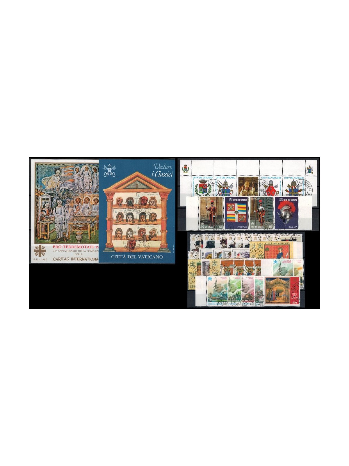 VATICANO 1997 Annata completa 34v + 2 BF us