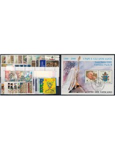 VATICAN 2000 Complete year 38v + 1 s/s us