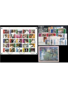 VATICAN 2003 Complete Year 20v + 2 s/s us