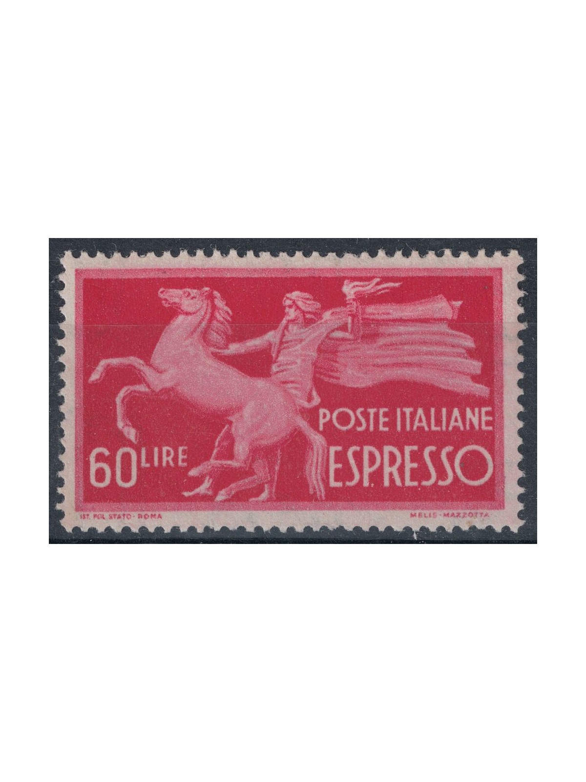 ITALY 1945 Variety Espresso £60 Letter stamps NS MNH**