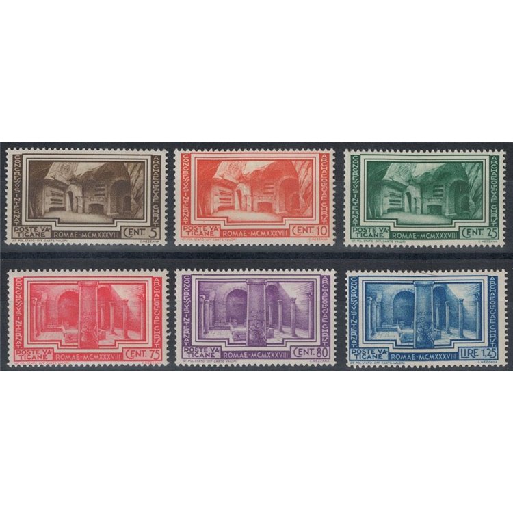 VATICAN 1938 Congress of Archaeology 6v MH*