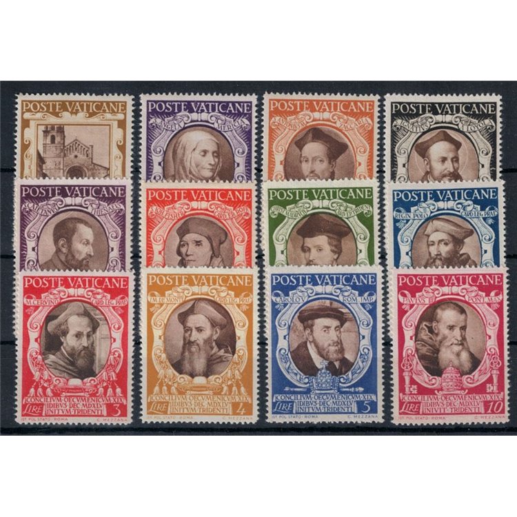 VATICAN 1946 Council of Trent 12v MNH**