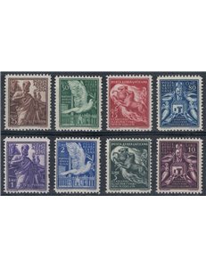 VATICAN 1938 Various subjects (airmail) 8v MH*