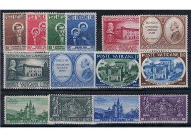 VATICAN 1957 Complete Year 14v MNH**