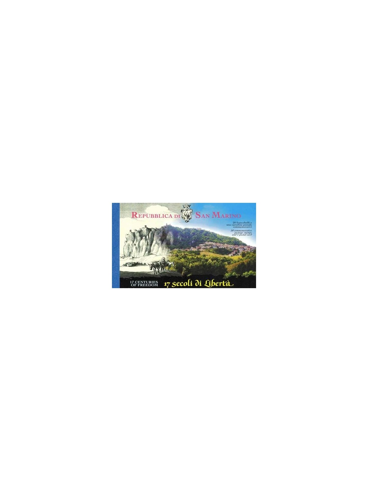 SAN MARINO 2000 17 centuries of freedom booklet MNH**